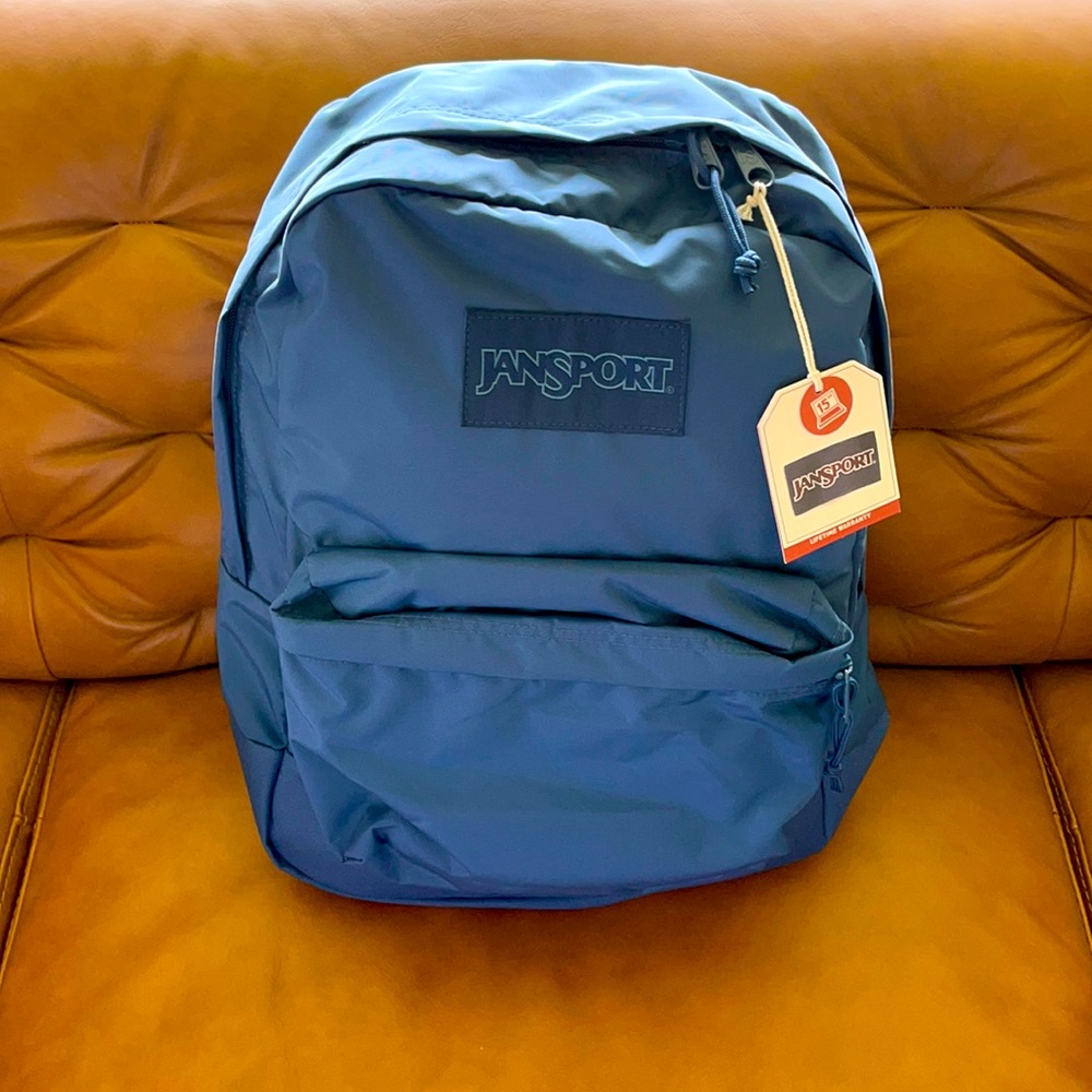 JanSport Monochromatic Blue Superbreak Backpack